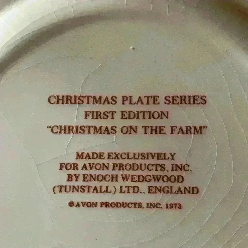 Avon collector plate